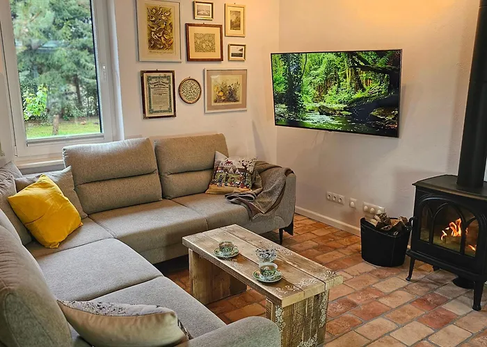 Forest House With Sauna & Fireplace Podwilczyn