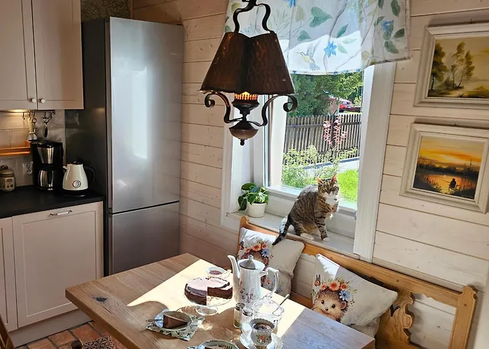 Forest House With Sauna & Fireplace